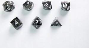 Gamegenic Gamegenic: Galaxy Series - RPG Dice Set - Moon 2