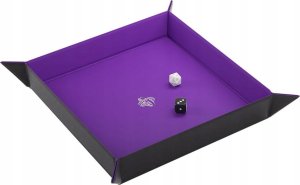 Gamegenic Gamegenic: Magnetic Dice Tray - Square - Black/Purple 3
