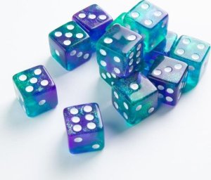 Gamegenic Gamegenic: Galaxy Series - D6 Dice Set (16 mm) - Neptune 1