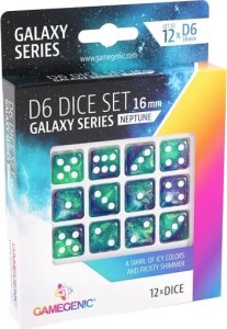 Gamegenic Gamegenic: Galaxy Series - D6 Dice Set (16 mm) - Neptune 2