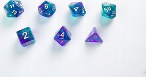 Gamegenic Gamegenic: Galaxy Series - RPG Dice Set - Neptune 3