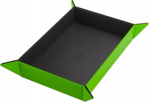 Gamegenic Gamegenic: Magnetic Dice Tray - Rectangular - Black/Green 1