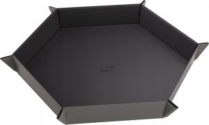 Gamegenic Gamegenic: Magnetic Dice Tray - Hexagonal - Black/Gray 1