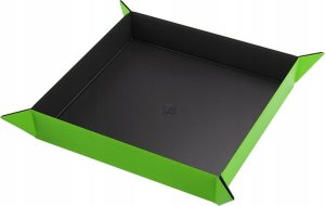 Gamegenic Gamegenic: Magnetic Dice Tray - Square - Black/Green 1