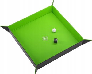 Gamegenic Gamegenic: Magnetic Dice Tray - Square - Black/Green 3