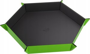 Gamegenic Gamegenic: Magnetic Dice Tray - Hexagonal - Black/Green 1