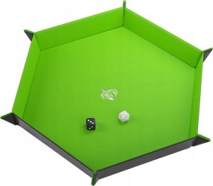 Gamegenic Gamegenic: Magnetic Dice Tray - Hexagonal - Black/Green 3