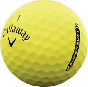 CALLAWAY morele Piłki golfowe SUPERSOFT 2023 (jaskrawo żółte, 3 szt) 2