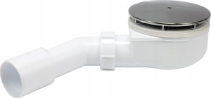 Syfon Tycner Syfon do brodzika fi90 mm, niski, czyszczony od góry, grzybek chrom [5/10] 3