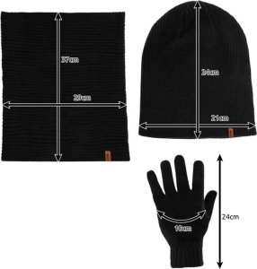 Trizand Komplet zimowy zestaw 3szt. Trizand 22100 7