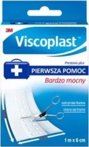 TD Systems Plaster do cięcia VISCOPLAST, bardzo mocny, 8cmx1m, biały 1