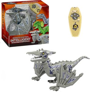 ProNice DUŻY DINOZAUR ROBOT ZDALNIE STEROWANY NA PILOT ŚWIATŁO DŹWIĘK CHODZI RYCZY 2
