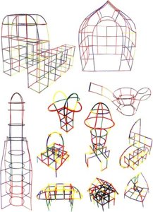 Kruzzel Klocki słomki 408el. (22408) 11