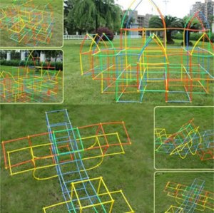 Kruzzel Klocki słomki 408el. (22408) 13