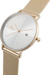 Zegarek Gino Rossi Zegarek damski G. Rossi  -AMBICA- 12540B-3D1 złoty st 2