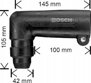 Bosch Bosch SDS Plus Angle Drill Head for Hammer Drills Drill Chuck (Black) 3