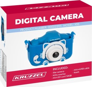 Kruzzel Aparat cyfrowy niebieski AC22295 dla dzieci 2