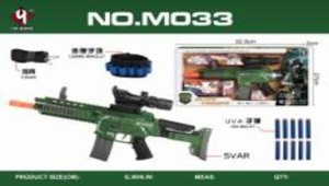 ProNice Zestaw Żołnierza Pistolet Karabin Pas Bransoleta Na Naboje Uzbrojenie 2