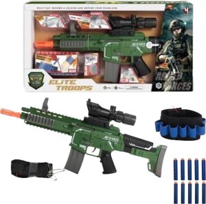 ProNice Zestaw Żołnierza Pistolet Karabin Pas Bransoleta Na Naboje Uzbrojenie 3