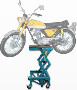 Bituxx Podnośnik nożycowy mobilny motocyklowy 135kg 21