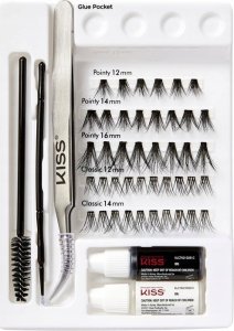 Kiss Przyklejane kępki rzęs 3D DIY 3