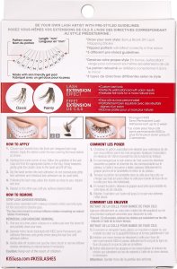 Kiss Przyklejane kępki rzęs 3D DIY 5