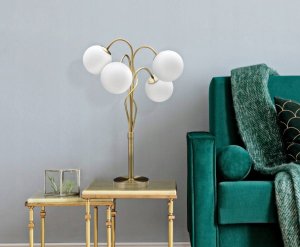 Atmosphera Lampa biurkowa z 4 kulami GLAMY, wys. 74 cm 2