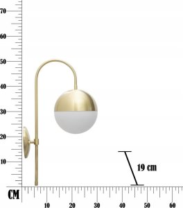 Kinkiet Witek Home Kinkiet z kulą GLAMY STREET 7