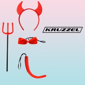 Kruzzel Strój diabełka - zestaw 4 elementy S22140 2