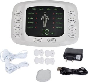 Braders Elektrostymulator Mięśni Nerwów EMS Tens Klapki do Masażu 8