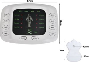 Braders Elektrostymulator Mięśni Nerwów EMS Tens Klapki do Masażu 10