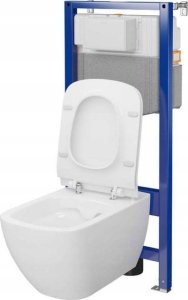 Zestaw podtynkowy Cersanit S701-806 / CERSANIT / AQUA 50 / C27 ZESTAW STELAŻ PODT WC PNEU QF+ MZ VIRGO CO DUR WOLNOOPADAJĄCA ŁW / 3