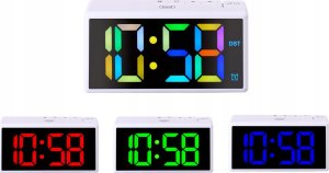 Trevi Zegar-budzik Trevi EC88601 rgb white 2