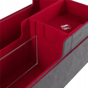 Gamegenic Gamegenic: Cards' Lair Pro 1000+ Convertible - Grey/Red 2