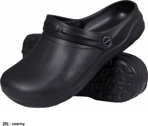 R.E.I.S. BCLAB - Klapki LAB - czarny 45 4