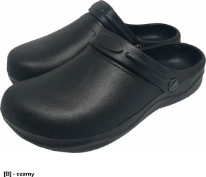 R.E.I.S. BCLAB - Klapki LAB - czarny 45 5