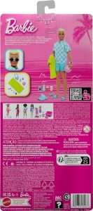 Lalka Barbie Mattel Ken na plaży + akcesoria (HPL74) 6