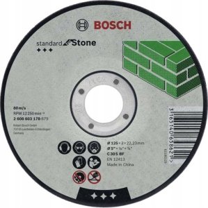 Bosch Stone Cutting Disc Bosch 125X3x22.23 1