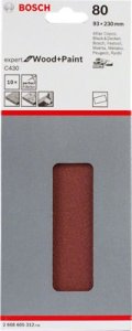 Bosch Bosch Expert for Wood and Paint C430 - Schleifpapier - für Holz, Farbe, Lack, Füller, Primer - 10 Stücke - rechteckig - Körnung: 120 - 115 mm x 280 mm 3