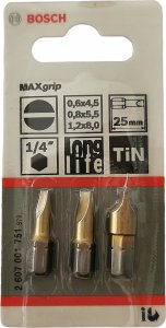 Bosch Bosch BITS MAXgrip LIGE L:25 MM 3 STK 1