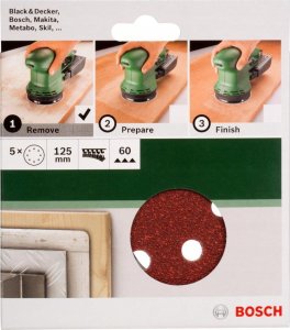 Bosch Bosch SLIBEBLAD EX Ø125MM K60 HUL 5STK GL 3