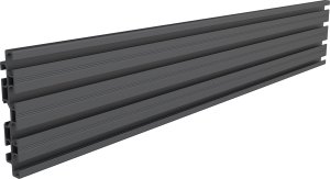 MultiBrackets Multibrackets M Pro Series - Single Screen Rail 68cm Black, Rail, Black, Aluminium, Pole clamp, M Pro Series, 2 kg 1