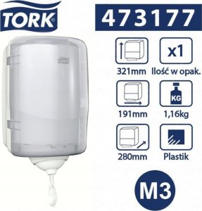 Tork Dispenser Reflex M3 mini centerfeed biały 3