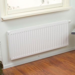 Purmo Thermrad Radiator Super8 Compact 21 1499W, HxB: 700x1000 mm, med 8 anboringer inkl. Bæringer, luftskrue-prop. 1