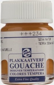 Talens Talens Gouache Extra Fine Quality Bottle Raw Sienna 234 1