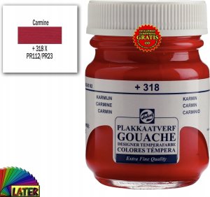 Talens Talens Gouache Extra Fine Quality Bottle Carmine 318 1