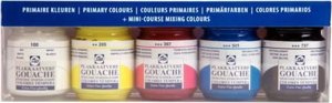 Talens Gouache Extra Fine Set 5X50 ml 1