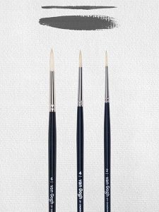 Talens Van Gogh Oil & acrylic brush set | series 211 no. 2-4-6 1