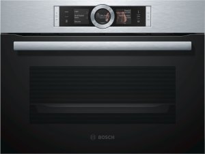 Piekarnik Bosch Bosch Serie 8 CSG636BS3, Medium, Electric, 47 L, 47 L, 30 - 250 °C, EcoClean (rear) 1