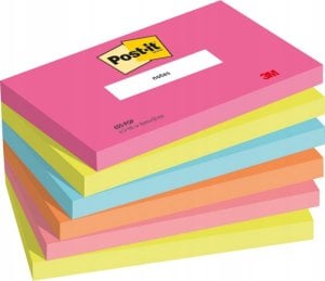 Post-it Post-It 7100259224, Rectangle, Blue, Green, Orange, Pink, Paper, Poptimistic, 127 mm, 76 mm 1